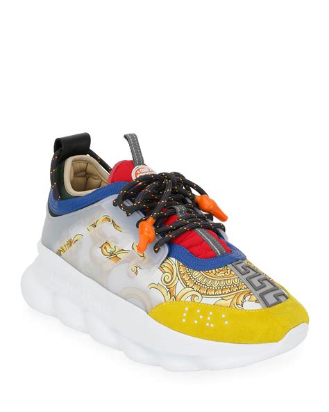 versace chain reaction buy|authentic versace chain reaction sneakers.